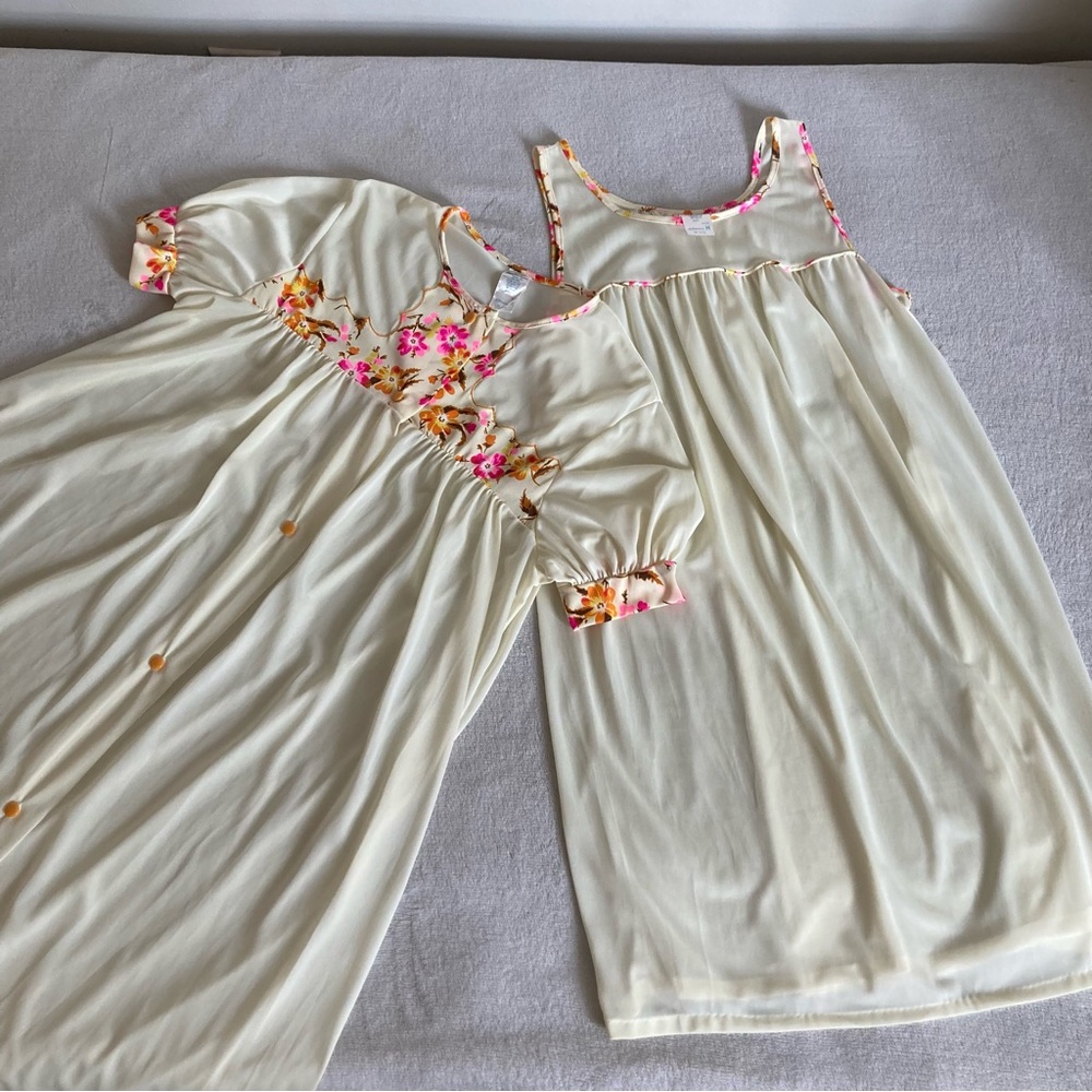 JCP matching nighty set size medium